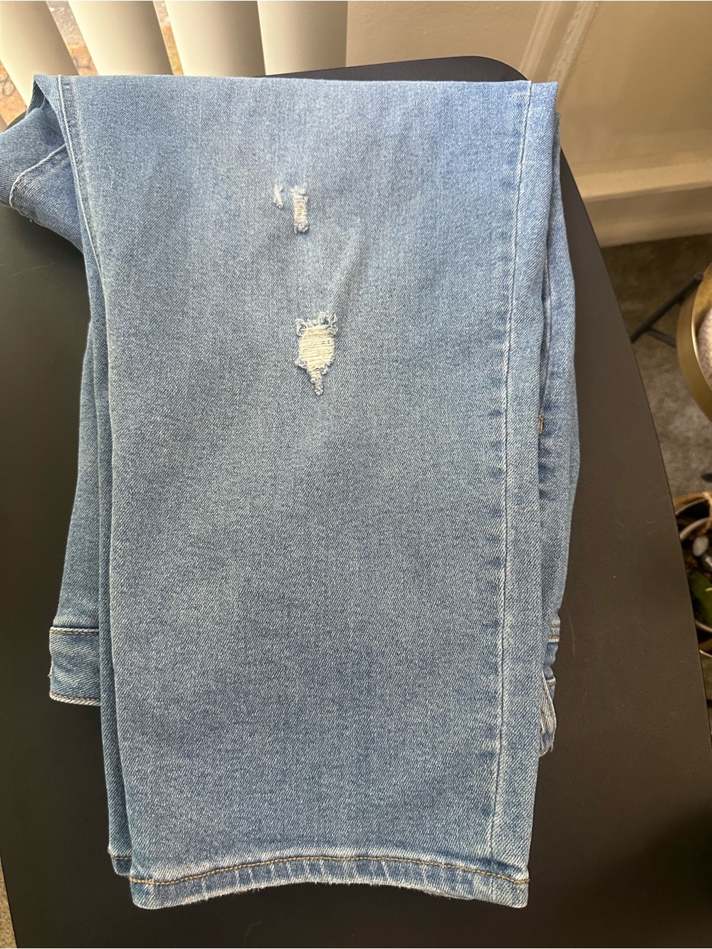 Ava & Viv Distressed Ankle Jeans – Light Wash 22W - Picture 5 of 8